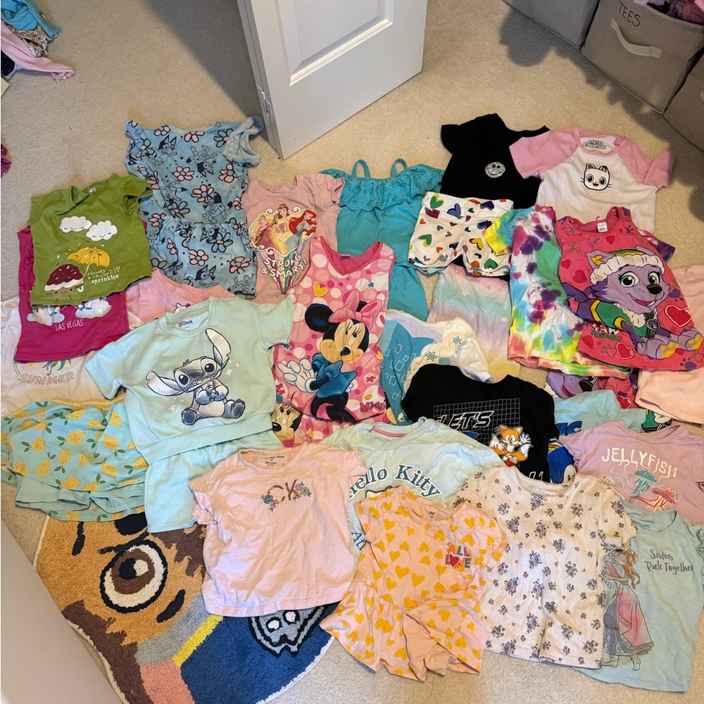 30x Bulk girls 4T summer clothing